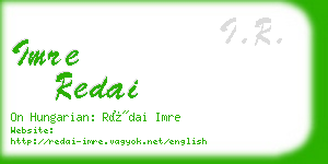 imre redai business card